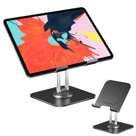 Foldable iPad Tablet Stand Adjustable Tablet Holder for Desk Rotatable Monitor Stand Holder Fit For iPad 11 10 9 8 7 Aluminum Alloy